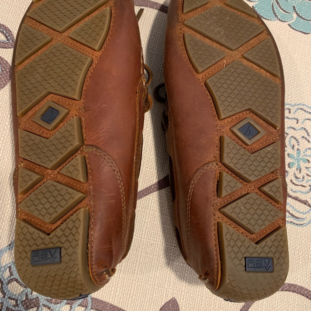 Sperry Top-Sider Davenport 1-Eye/Dark Tan Leather Size 7.5 - Picture 7 of 7